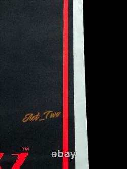 Vintage 1996 The Crow City Of Angels 90's Flocked Blacklight 23x35 Poster USA