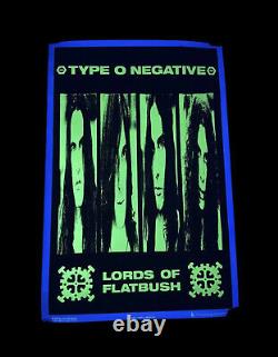 Vintage 1996 Type O Negative Extremely RARE Blacklight Poster Scorpio Posters