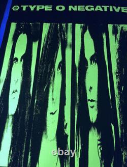 Vintage 1996 Type O Negative Extremely RARE Blacklight Poster Scorpio Posters