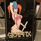 Vintage 1997 Mary Jane 4402 Graffix Dragon 94 Flocked Black Light 34x23 Poster