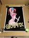 Vintage 1997 Mary Jane 4402 Graffix Dragon 94 Glow Industries 34 1/2x23 Poster