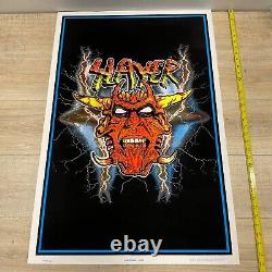Vintage 1999 Slayer Lightning Black Light Poster Scorpio Posters Inc P19