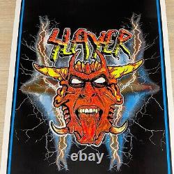 Vintage 1999 Slayer Lightning Black Light Poster Scorpio Posters Inc P19