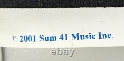 Vintage 2001 Sum 41 All Killer No Filler 826 Flocked Black Light 34x23 Poster