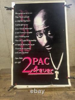Vintage 2 Pac Poster Black Light