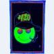 Vintage 420 Smoking Joint Weed Marijuana Cannabis Blacklight Poster 1997 Pot