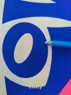 Vintage 60's Blacklight Poster Love Is Here By Jasper D'Ambrosi Rare Find EUC