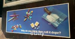 Vintage 60s WHY DO YOU THINK THEY CALL IT DOPE Poster Bus Subway Not Blacklight