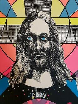 Vintage #680 Jesus Christ Superstar Witchita BlackLight Psychedelic Poster 1971