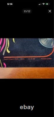Vintage 70 Black Light Poster Psychedelic New Old Stock Tribal Indian Art USA