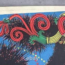 Vintage 70's Black Light Poster Desert Blossom Original 26 x 40 psychedelic