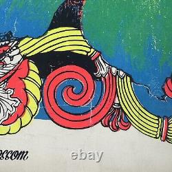 Vintage 70's Black Light Poster Desert Blossom Original 26 x 40 psychedelic