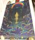Vintage 70s Blacklight Poster Spiritual Rainbow Psychedelic Poster