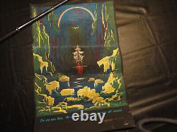 Vintage 70s Mariner Black light Poster LOOK