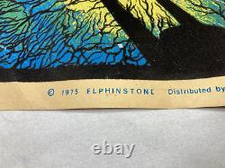 Vintage 70s Original Blacklight Poster Elphinstone