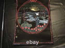 Vintage 70s RETURN Black light Poster velvet LOOK