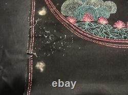 Vintage 70s RETURN Black light Poster velvet LOOK