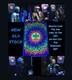 Vintage 90's Psychedelic Peace 23x35 Blacklight Poster Rap City Basement New
