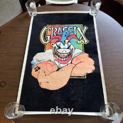 Vintage 90s Ultra RARE Graffix Bong 420 Glow Industries Black Light Posters