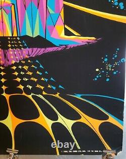 Vintage #920 House of Stone Michael Rhoads Black Light Psychedelic Poster 1969