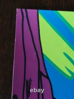 Vintage AND GOD SAID UNTO MOSES, I AM THAT I AM Blacklight Poster 1971 Third Eye