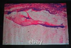 Vintage APHRODITE blacklight poster woman sun beach Funky Features 1970 NOS