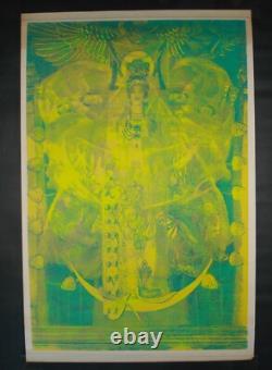 Vintage ASTARTE black light poster John Singer Sargent ultra rare version NOS