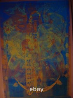 Vintage ASTARTE black light poster John Singer Sargent ultra rare version NOS