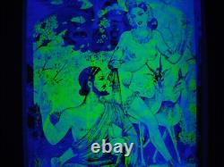 Vintage ASTARTE black light poster John Singer Sargent ultra rare version NOS