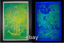 Vintage ASTARTE black light poster John Singer Sargent ultra rare version NOS