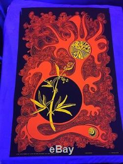 Vintage Acapulco Gold Blacklight Poster 23x35 1967 Artko Studios Olson Boehret