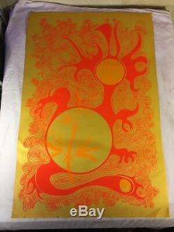 Vintage Acapulco Gold Blacklight Poster 23x35 1967 Artko Studios Olson Boehret