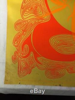 Vintage Acapulco Gold Blacklight Poster 23x35 1967 Artko Studios Olson Boehret