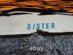 Vintage African American Sister Woman Bikini Blacklight Poster Psychedelic 70s