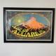 Vintage Age Of Aquarius Blacklight Poster 1970s Psychedelic Hip Products