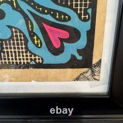 Vintage Age of Aquarius Blacklight Poster 1970s Psychedelic HIP Products