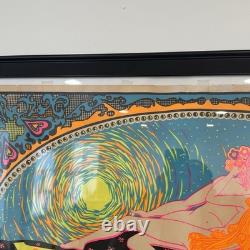 Vintage Age of Aquarius Blacklight Poster 1970s Psychedelic HIP Products