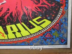 Vintage Age of Aquarius black light Poster 1970 19449