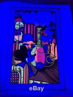 Vintage Ain't Gonna Work On Dizzys Farm No More Blacklight Poster RARE 23x35