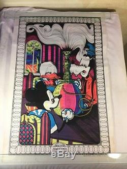 Vintage Ain't Gonna Work On Dizzys Farm No More Blacklight Poster RARE 23x35