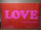 Vintage All You Need Is Love Black Light Poster 1970's 19621