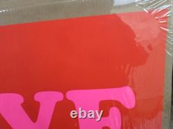 Vintage All you need is LOVE black light Poster 1970's 19673