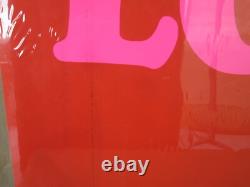 Vintage All you need is LOVE black light Poster 1970's 19673