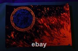 Vintage Artko Studios 1972 Zodiac Blacklight Poster