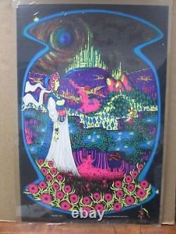 Vintage Black Light Poster 1971 Virgin Waters Inv#G1140