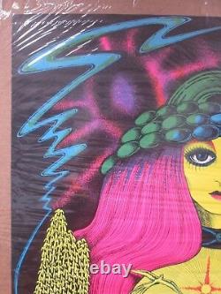 Vintage Black Light Poster 1971 Virgin Waters Inv#G856