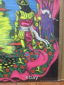 Vintage Black Light Poster 1971 Virgin Waters Inv#G856