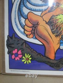 Vintage Black Light Poster I can't believe I Ate The Whole Thing 1972 Inv#G7553