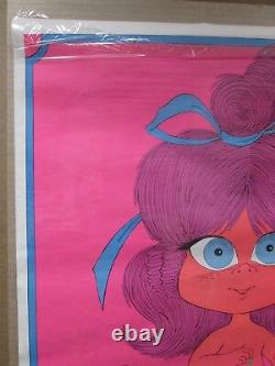 Vintage Black Light Poster I'm Eve. With the bare Facts! Peace 1970 nv#473
