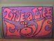 Vintage Black Light Poster Live A Life Of Love 1960's Psychedelic Inv#g1411